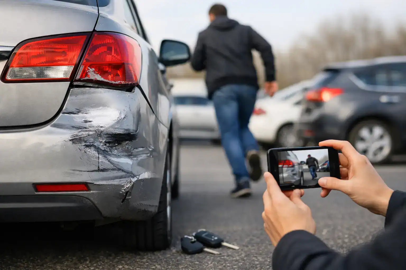 Fahrerflucht am Parkplatz: Strafe und was tun?