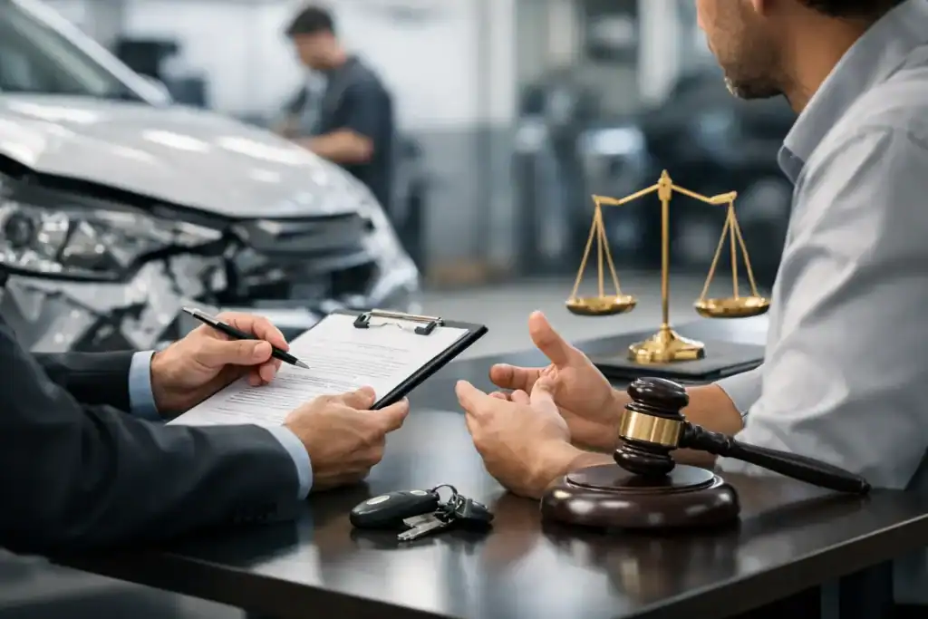Schadenmanagement für Autohäuser mit Rechtsservice